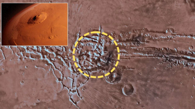 Mars'ta yaşam belirtisi: 50 yıldır fark edilmeyen devasa bir yanardağ keşfedildi | Bilim Haberleri