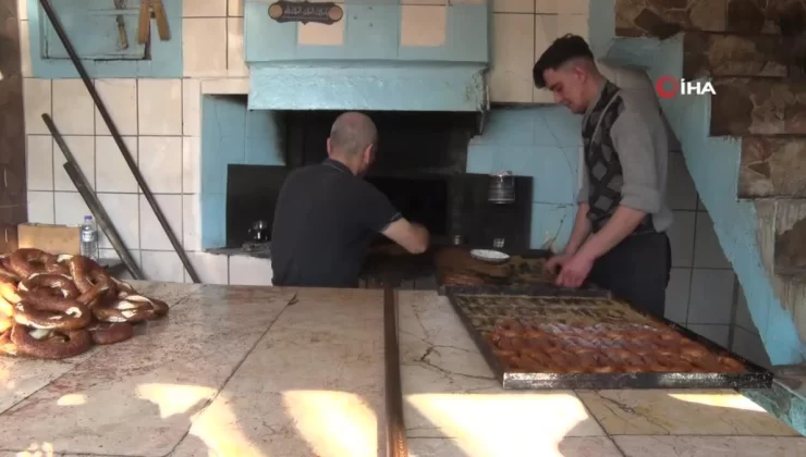 Osmanlı’da ekmek yapılan tarihi fırında 100 yıldır Ankara simidi üretiliyor