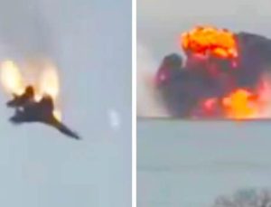 Rus savaş uçağı denize düştü