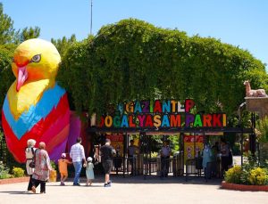 Gaziantep Hayvanat Bahçesi’ni 3 günde 27 bin kişi ziyaret etti